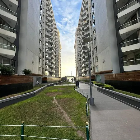 Apartamento Panoramic - Acogedor Con Vista Al Mar Lima Exterior photo