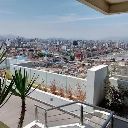 Apartamento Panoramic - Acogedor Con Vista Al Mar Lima Exterior photo